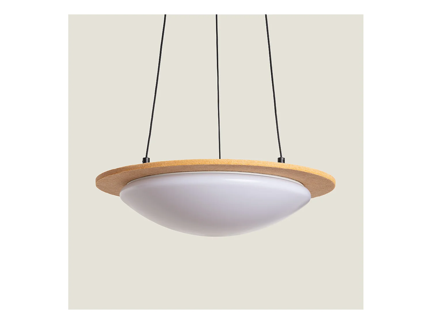 Suspension LED 18W Feutre CCT Sélectionnable Lezhan Camel