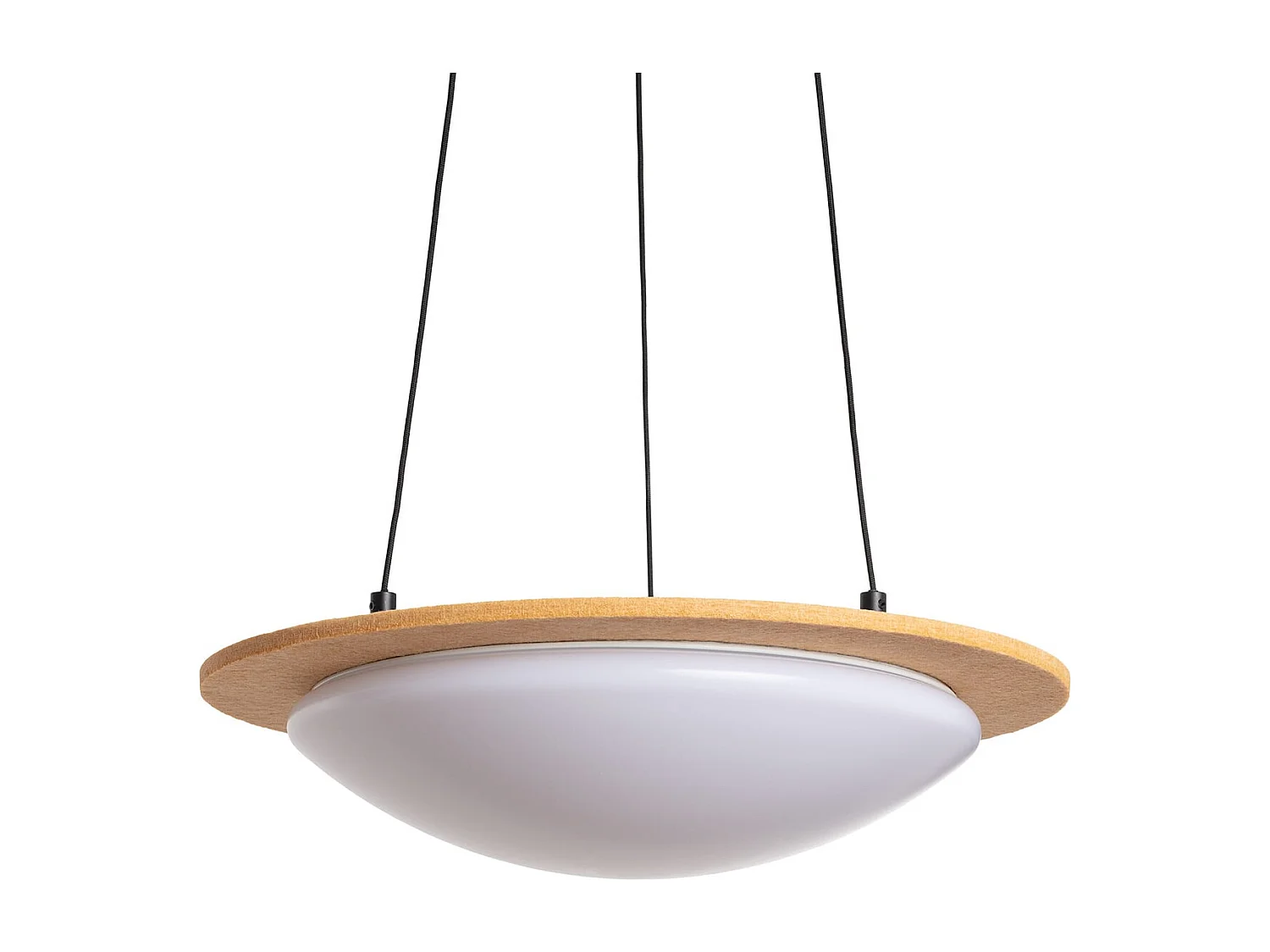 Lámpara Colgante Acústica LED 18W Fieltro CCT Seleccionable Lezhan Camel