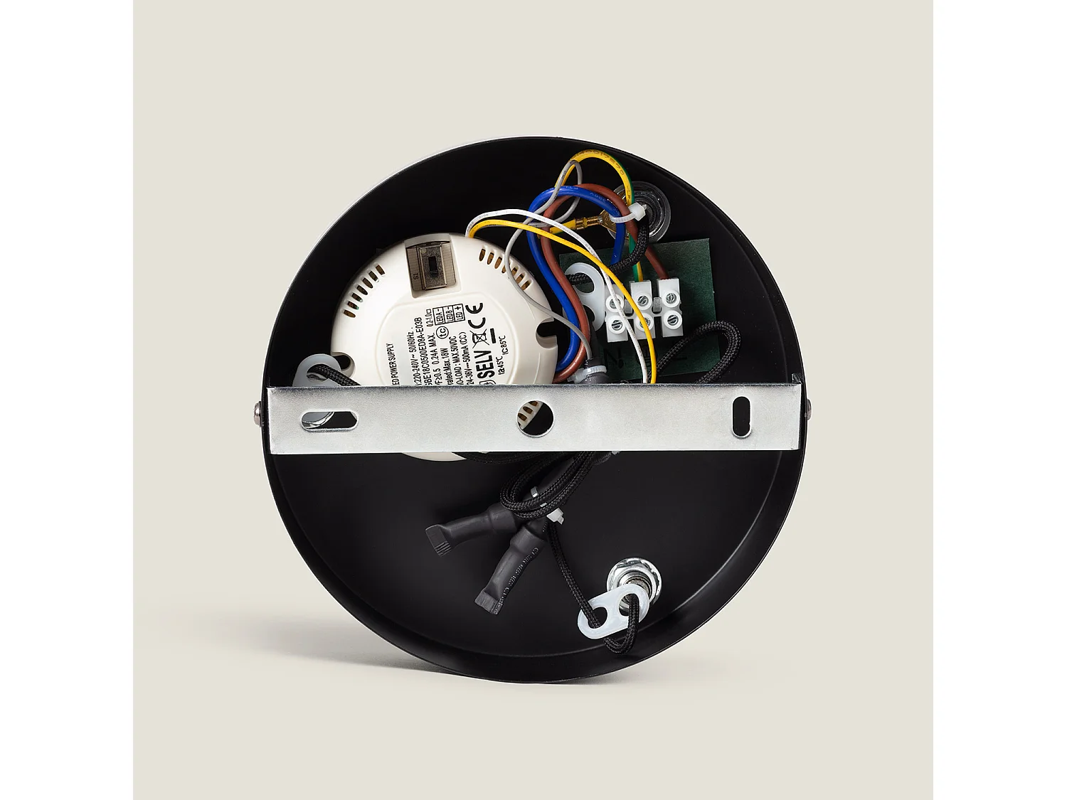 Lámpara Colgante Acústica LED 18W Fieltro CCT Seleccionable Lezhan Camel