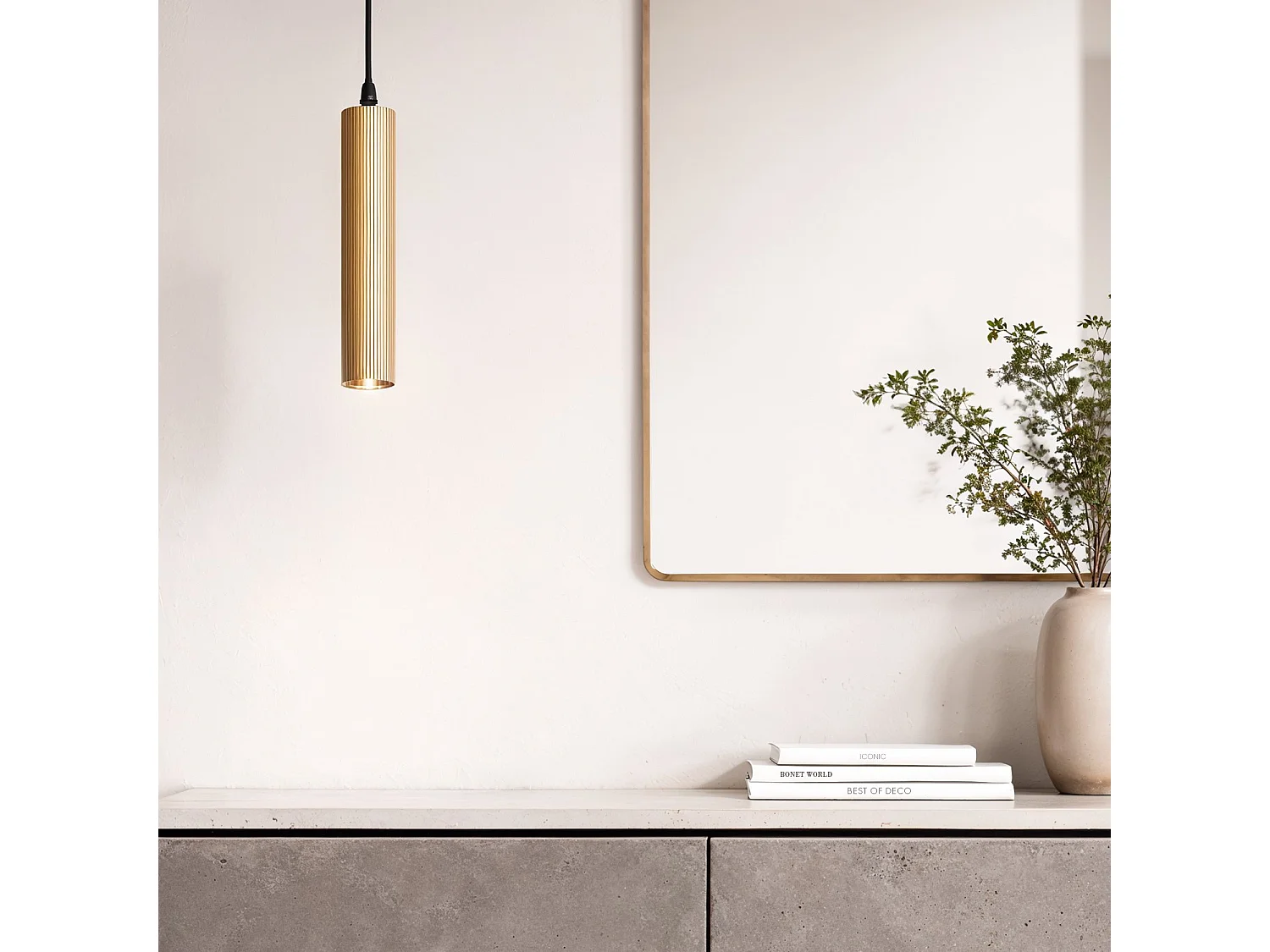 Suspension Aluminium Aritz 1 Spot Blanc