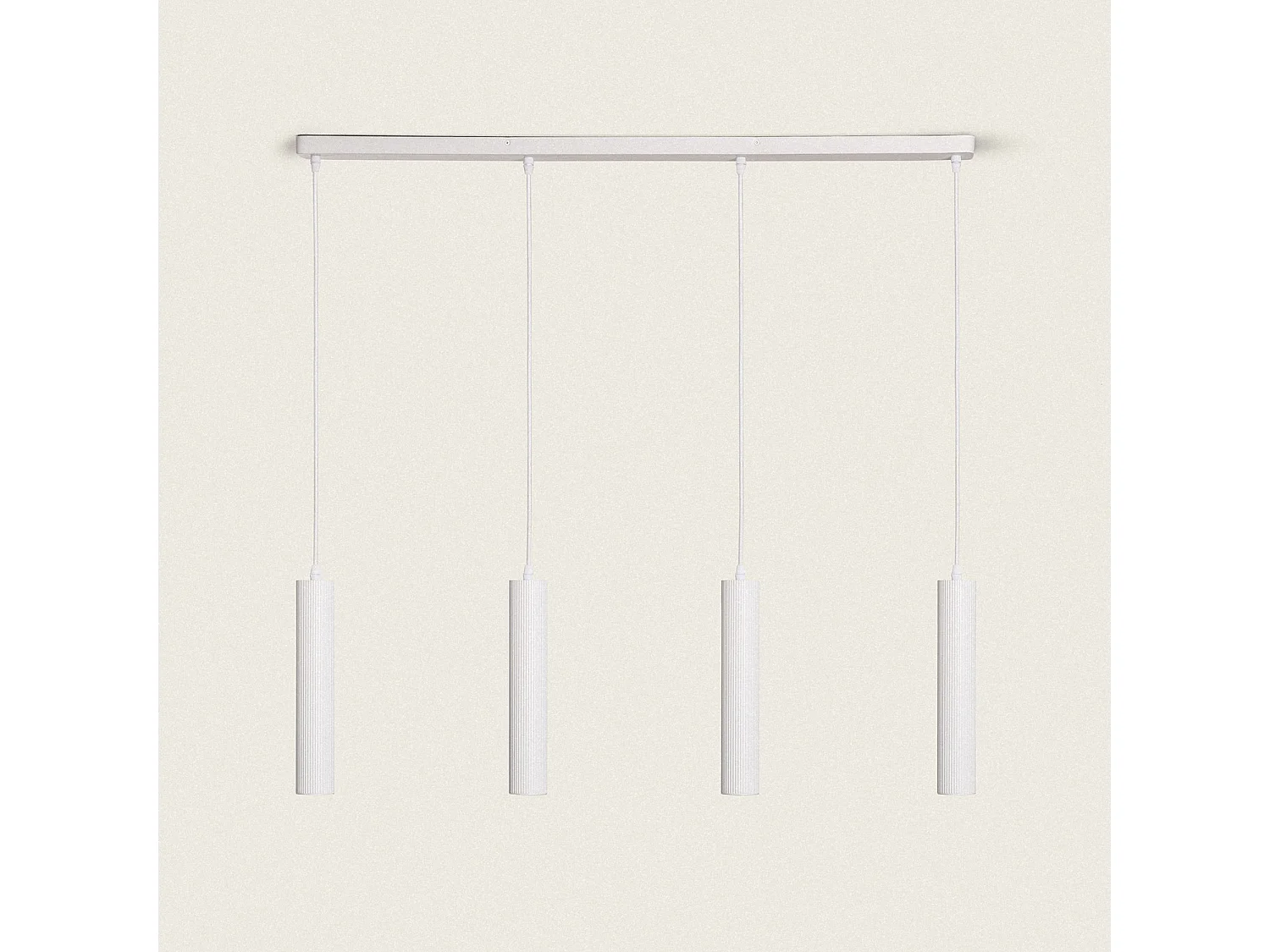 Suspension Aluminium Aritz 4 Spots Blanc