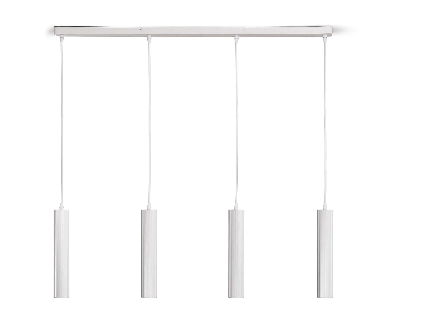 Suspension Aluminium Aritz 4 Spots Blanc
