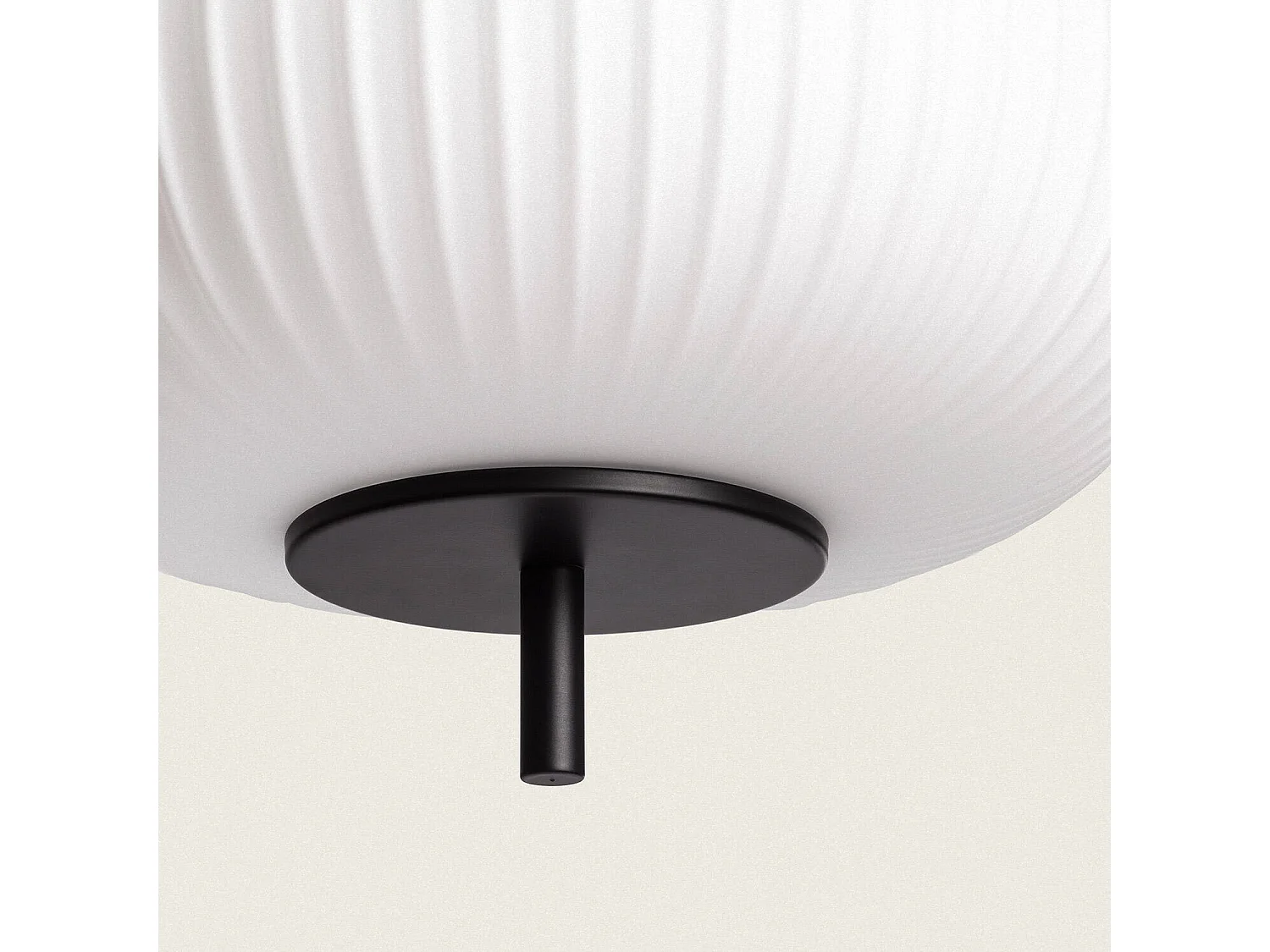 Suspension Métal et Verre Beca Noir