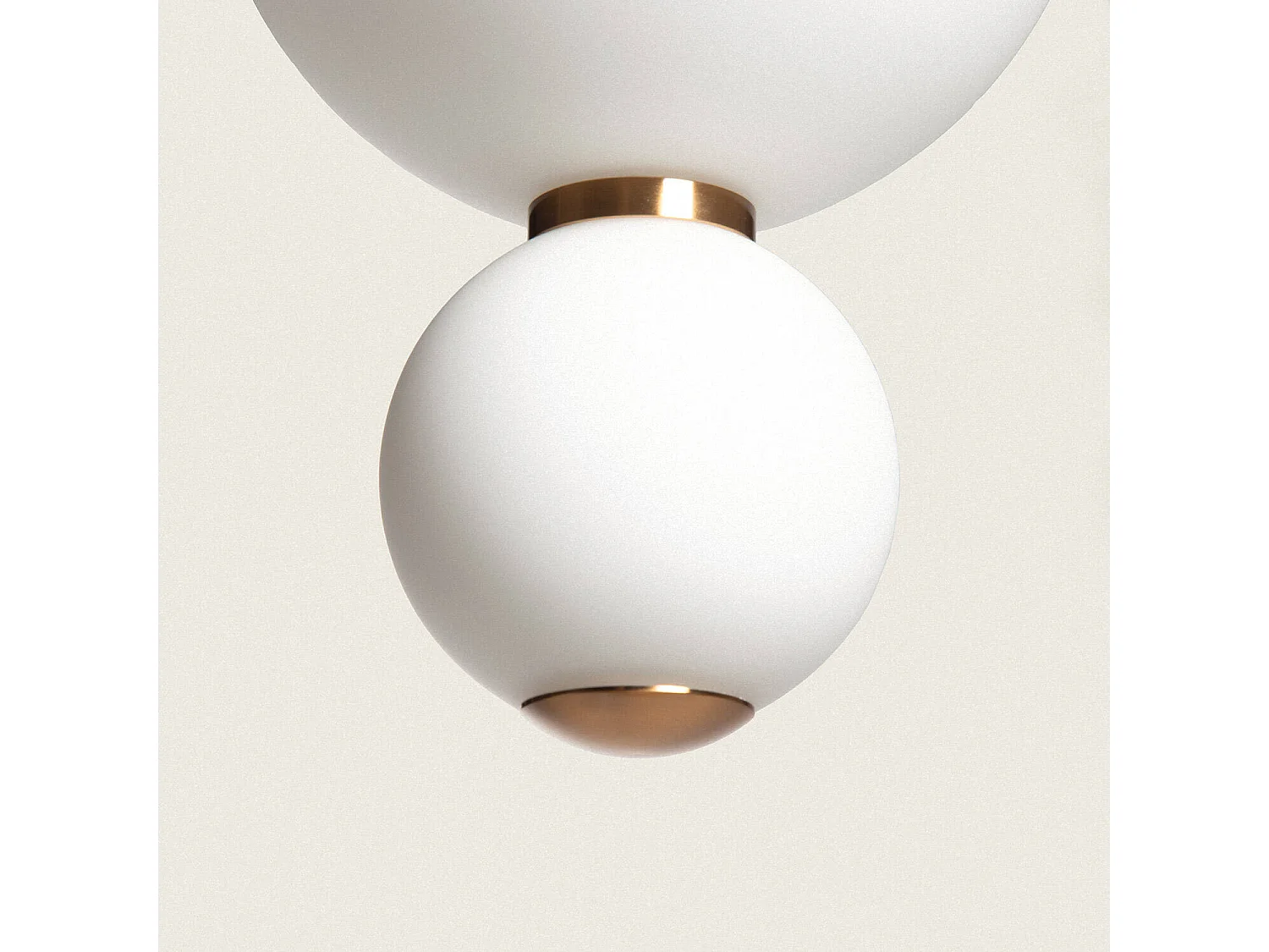 Suspension LED 10W Métal et Verre Slim Atira Doré