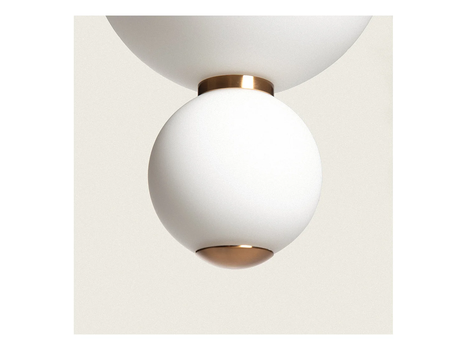 Suspension LED 10W Métal et Verre Slim Atira Doré