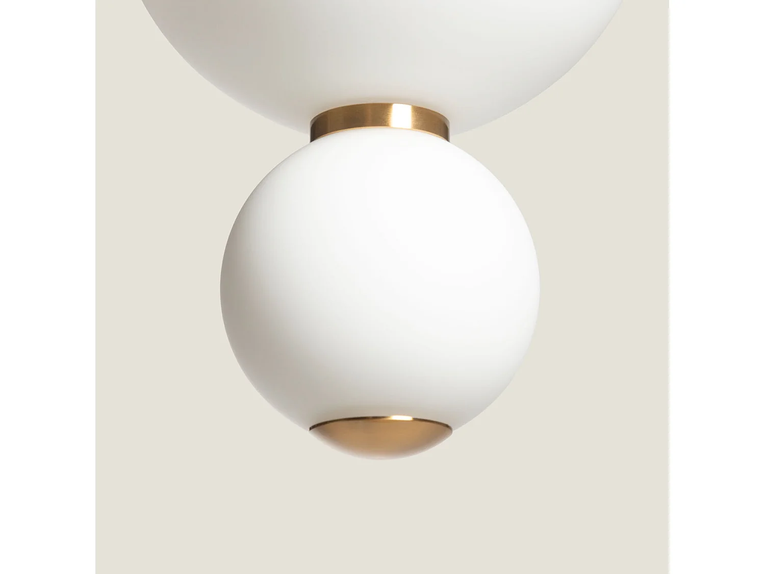 Lampada a Sospensione LED 10W Metallo e Vetro Slim Atira Bianco