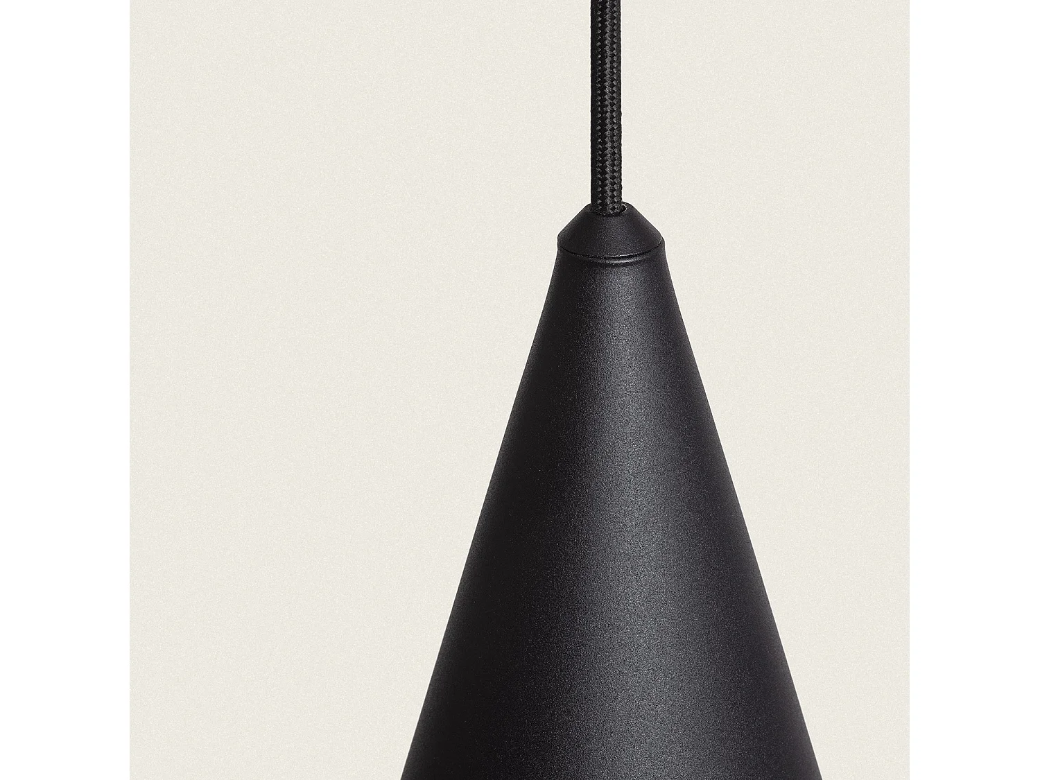 Lampada a Sospensione a LED da 8 W in Alluminio Elise S Nero
