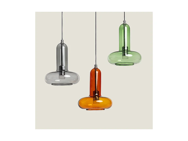 Suspension LED 5W Aluminium Fontans Vert