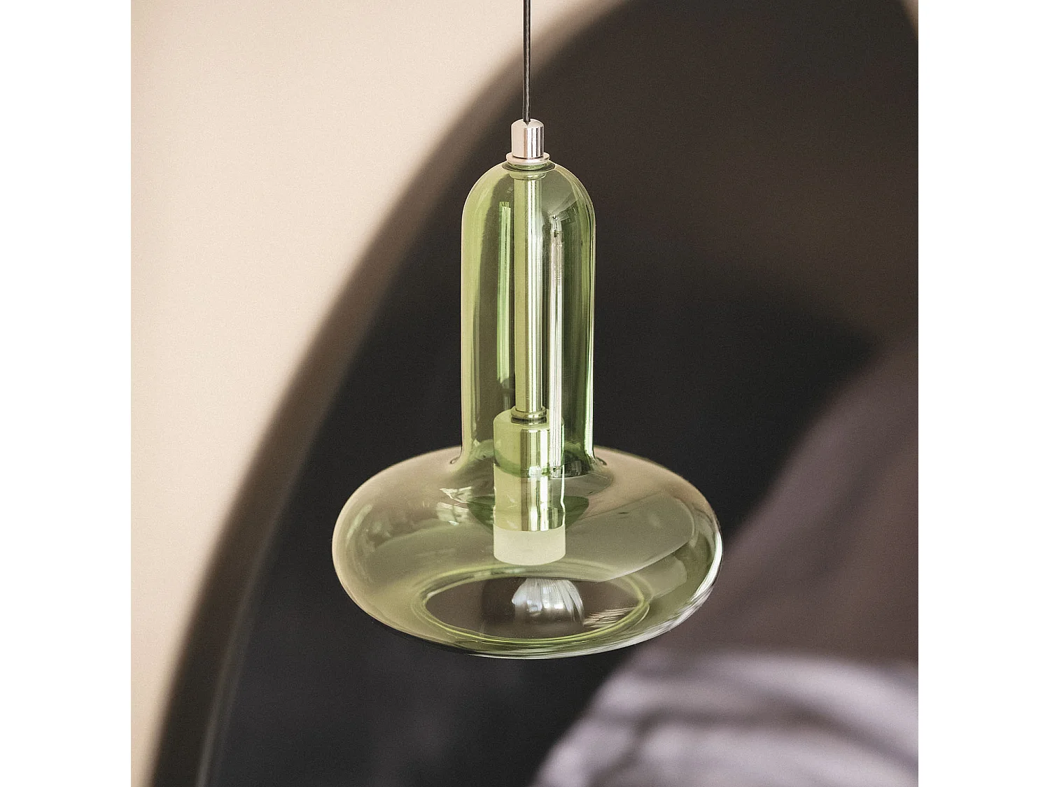 Suspension LED 5W Aluminium Fontans Vert