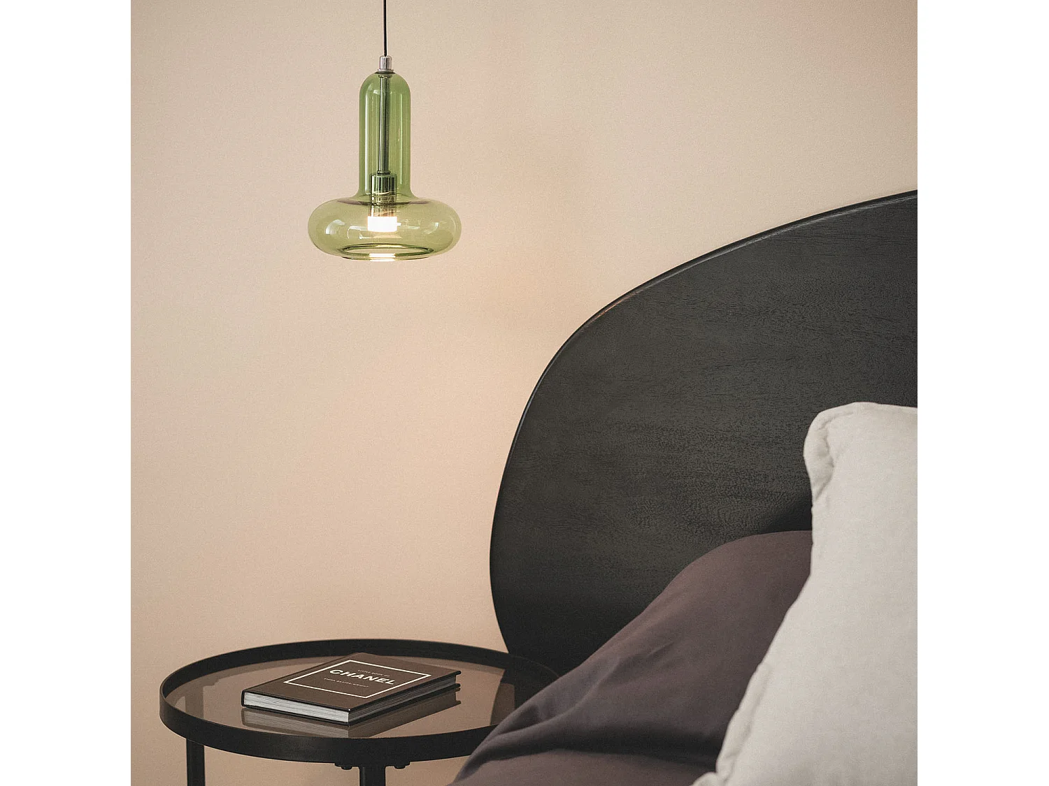 Suspension LED 5W Aluminium Fontans Vert