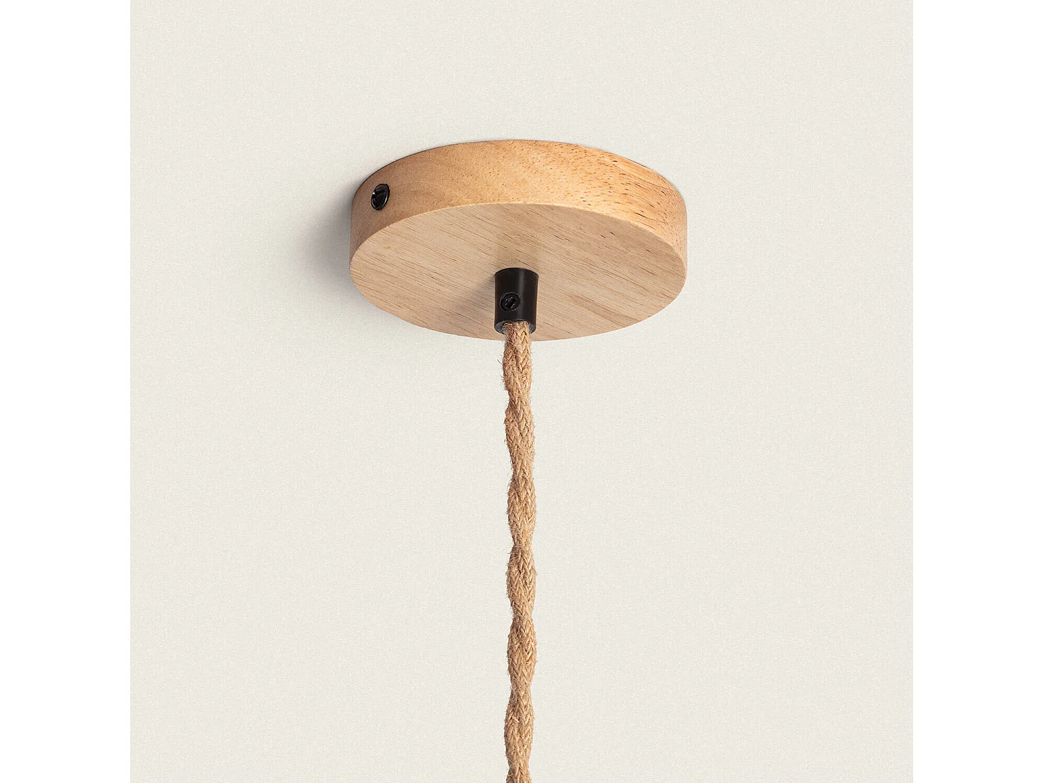 Lámpara Colgante Tela Petrina Beige