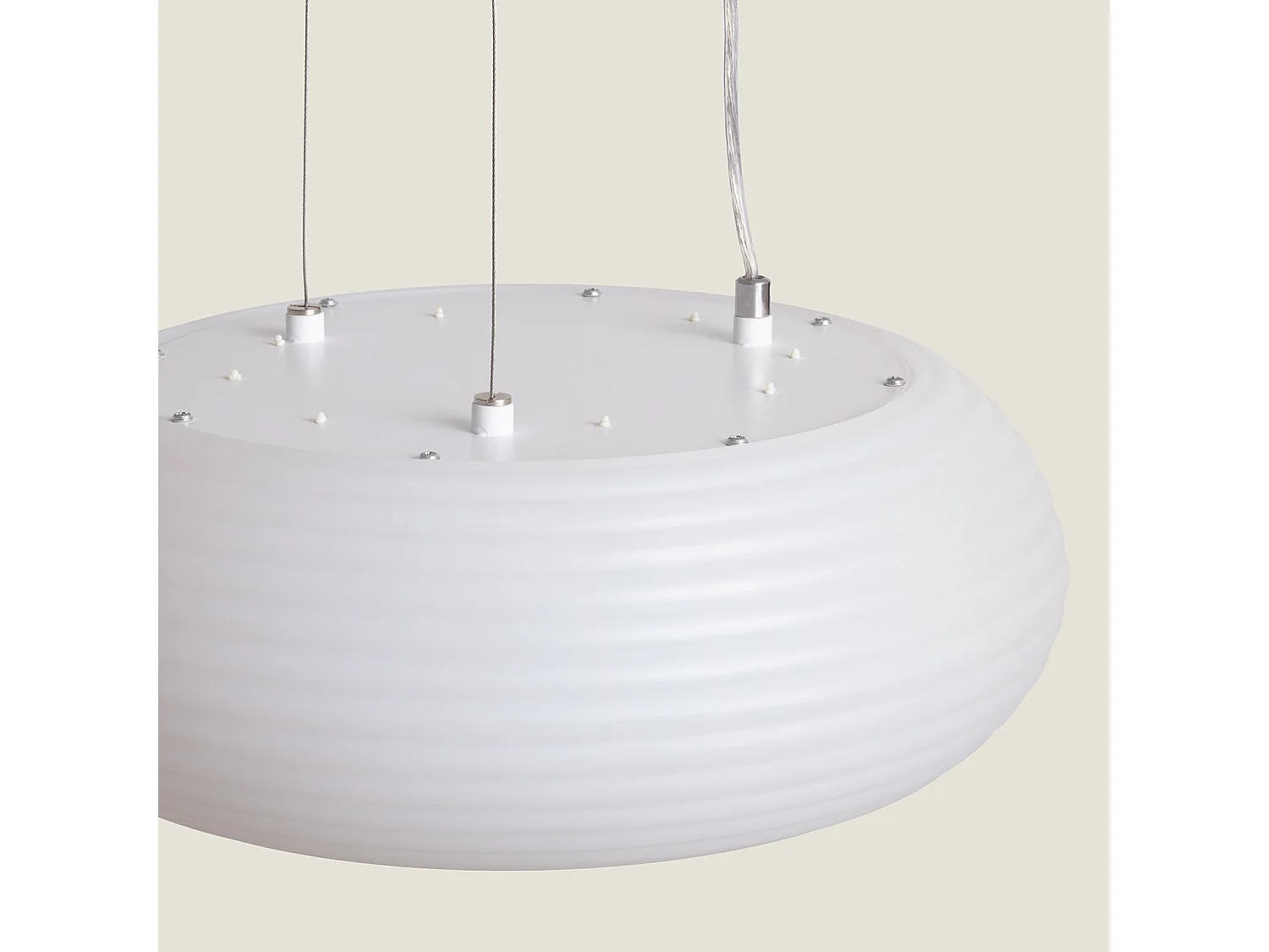 Suspension LED 24W Métal Junai Blanc