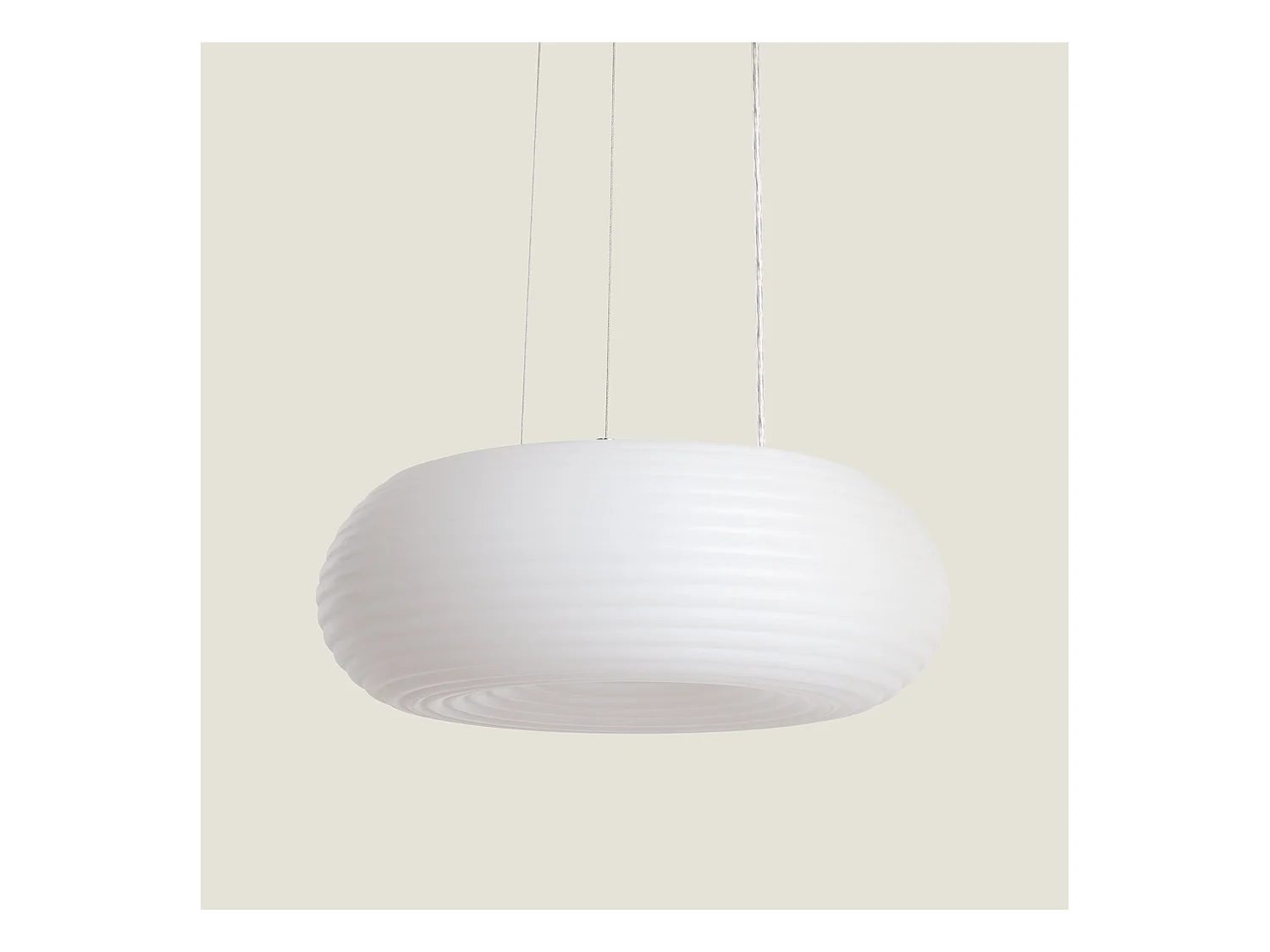 Suspension LED 24W Métal Junai Blanc