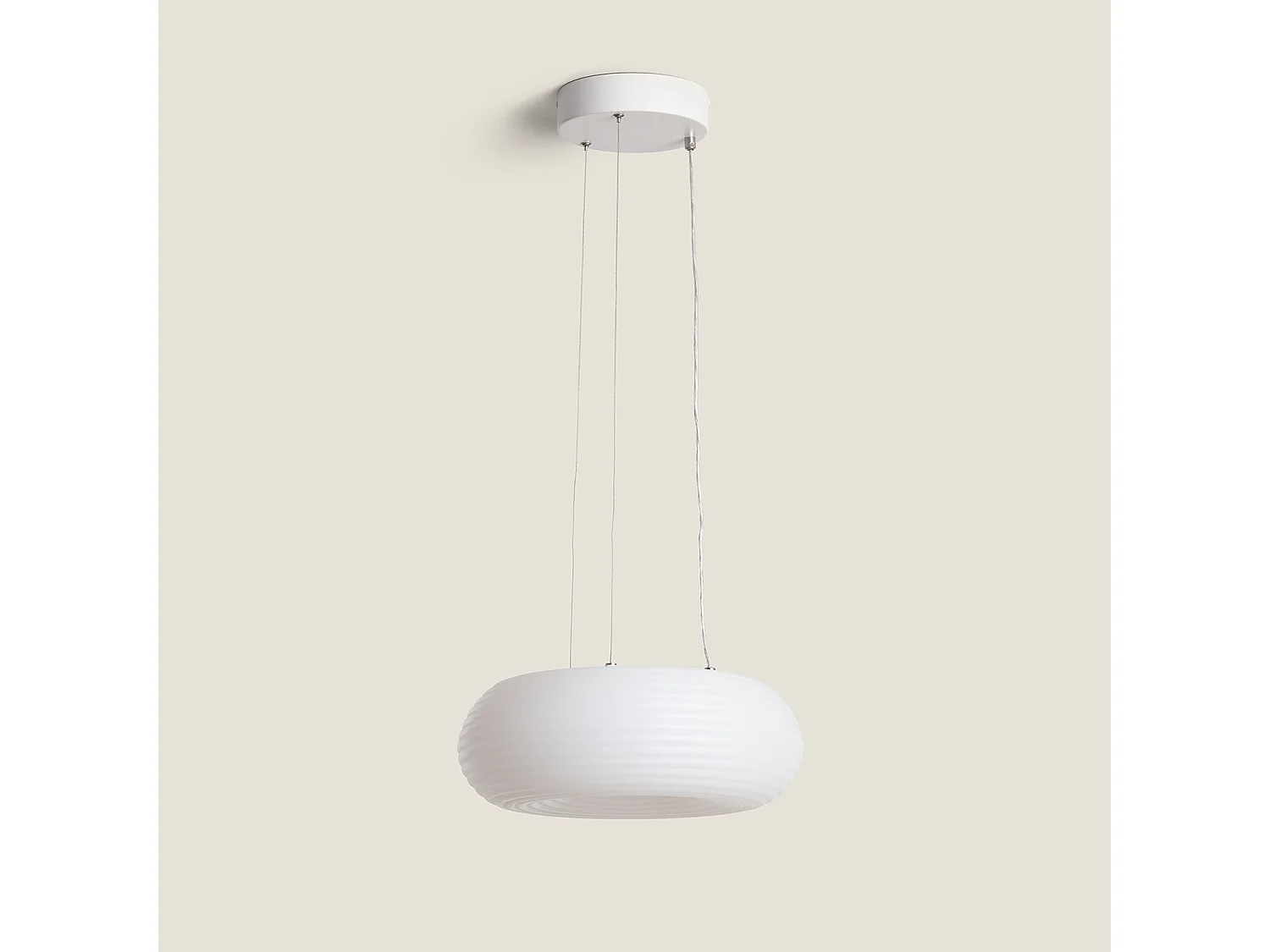 Lámpara Colgante LED 24W Metal Junai Blanco