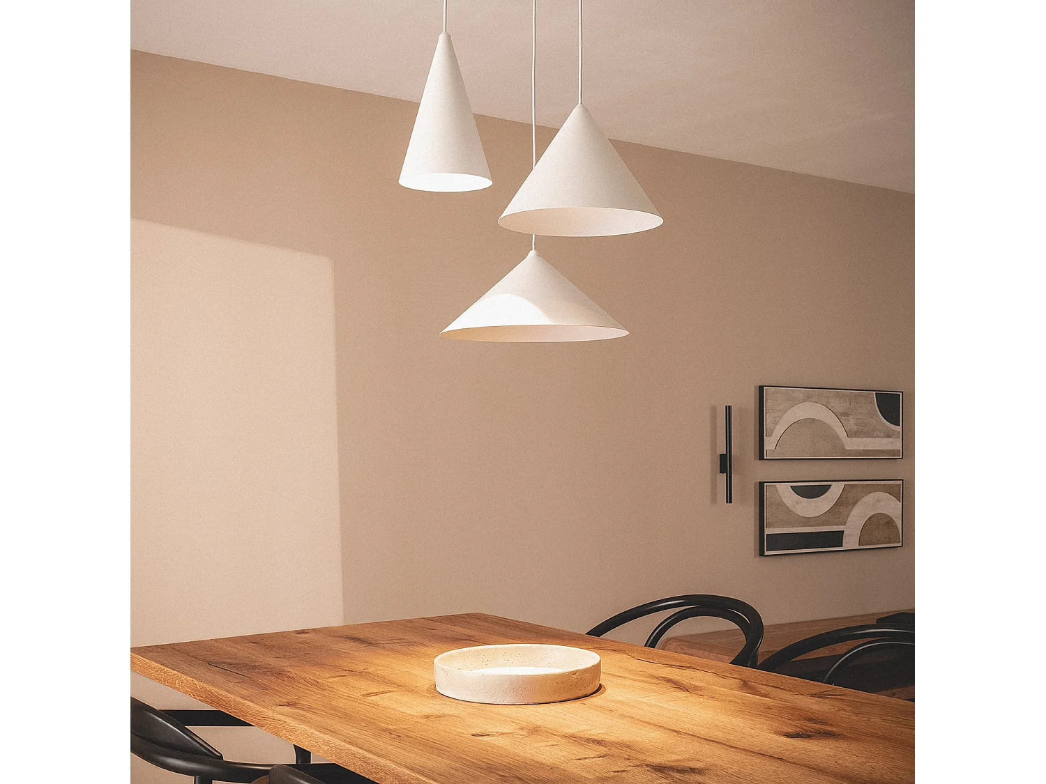 Suspension LED 8W Métal Elise S Blanc