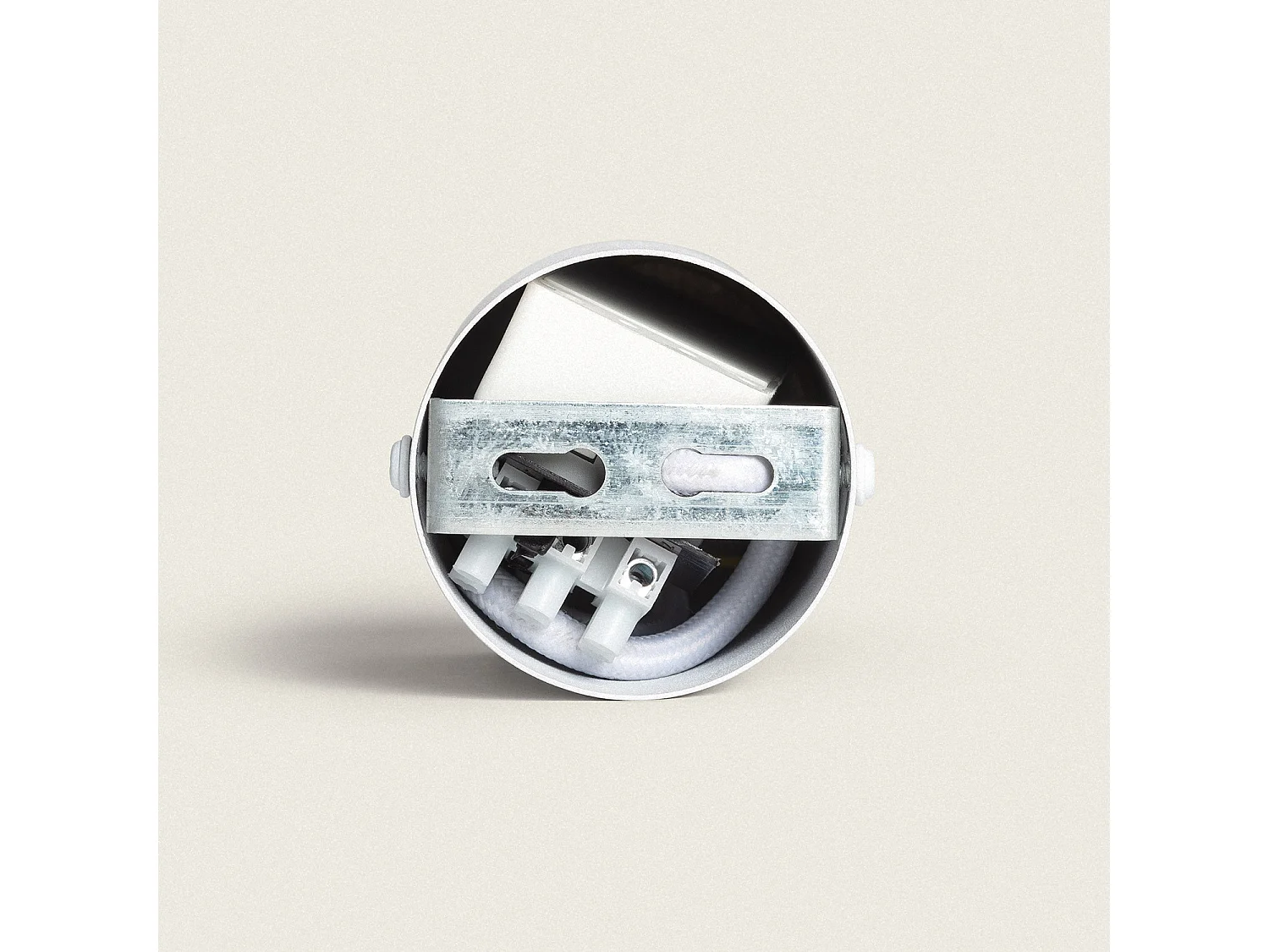 Lámpara Colgante LED 8W Metal Elise S Blanco