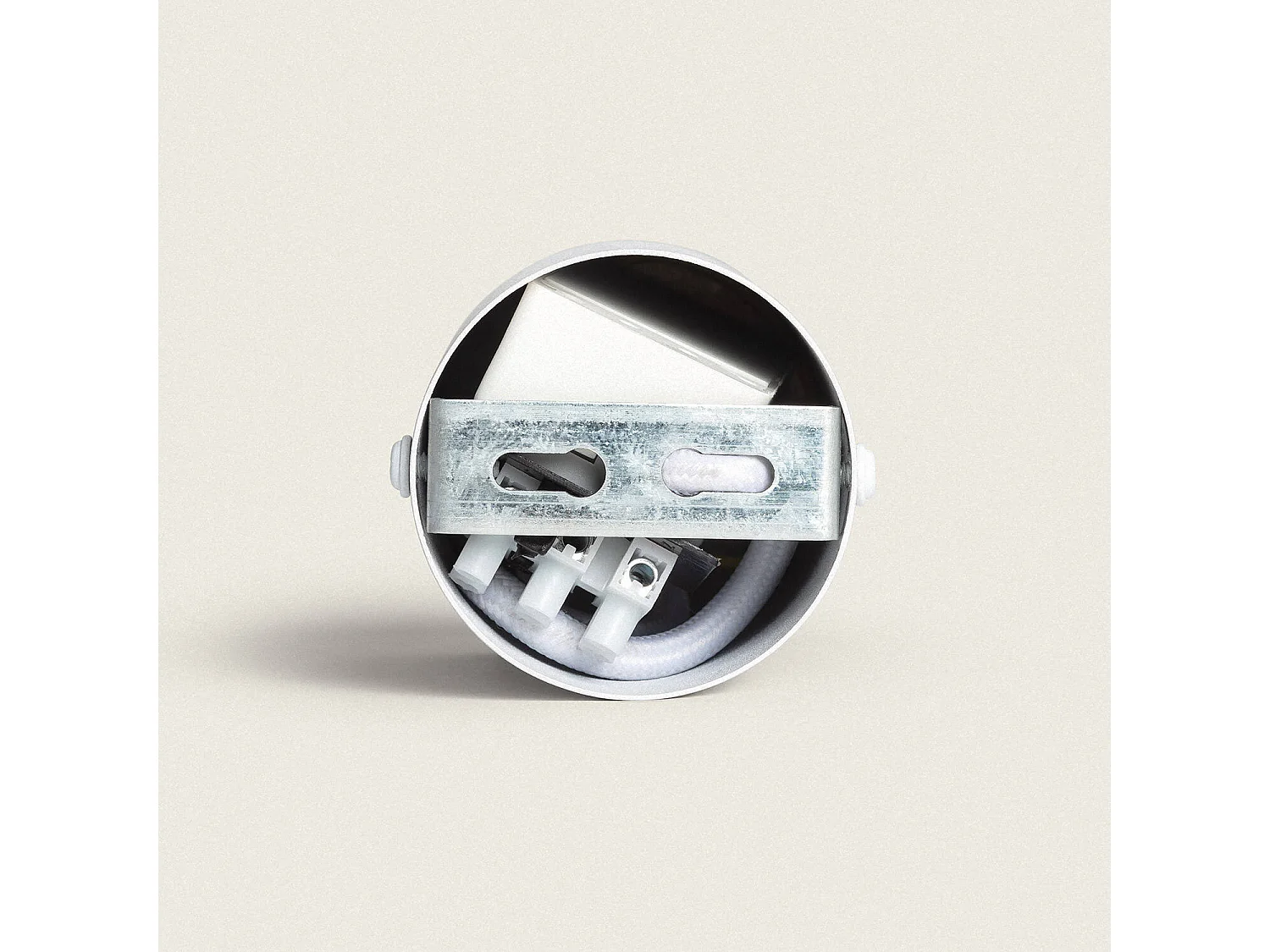 Lámpara Colgante LED 8W Metal Elise S Blanco