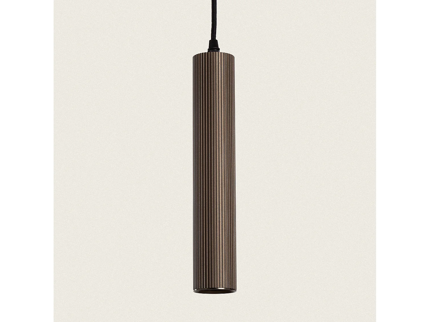 Lampada a Sospensione Alluminio Aritz 4 Faretti Bronzo