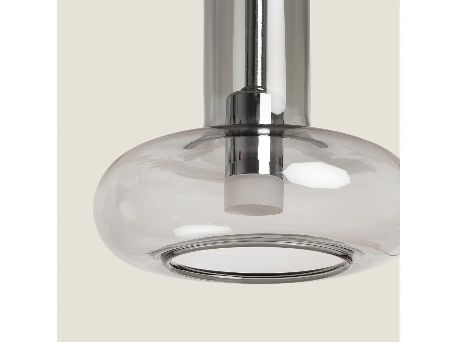 Suspension LED 15W Aluminium et Verre 3 Spots Fontans  Multicolore