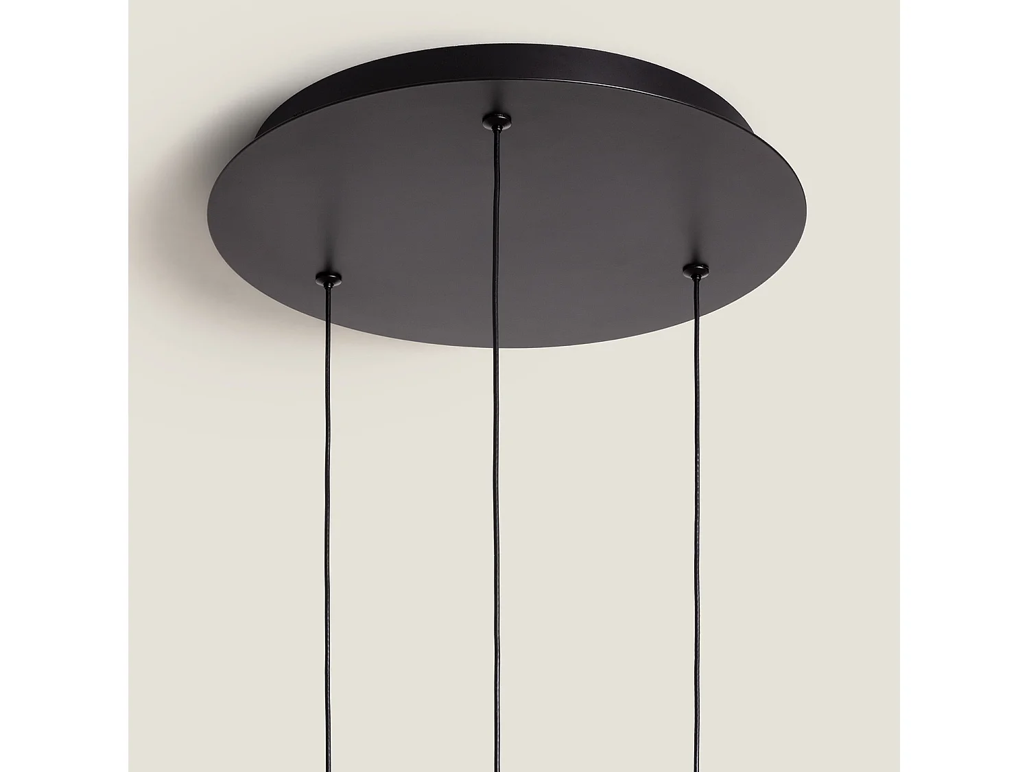 Suspension LED 15W Aluminium et Verre 3 Spots Fontans  Multicolore
