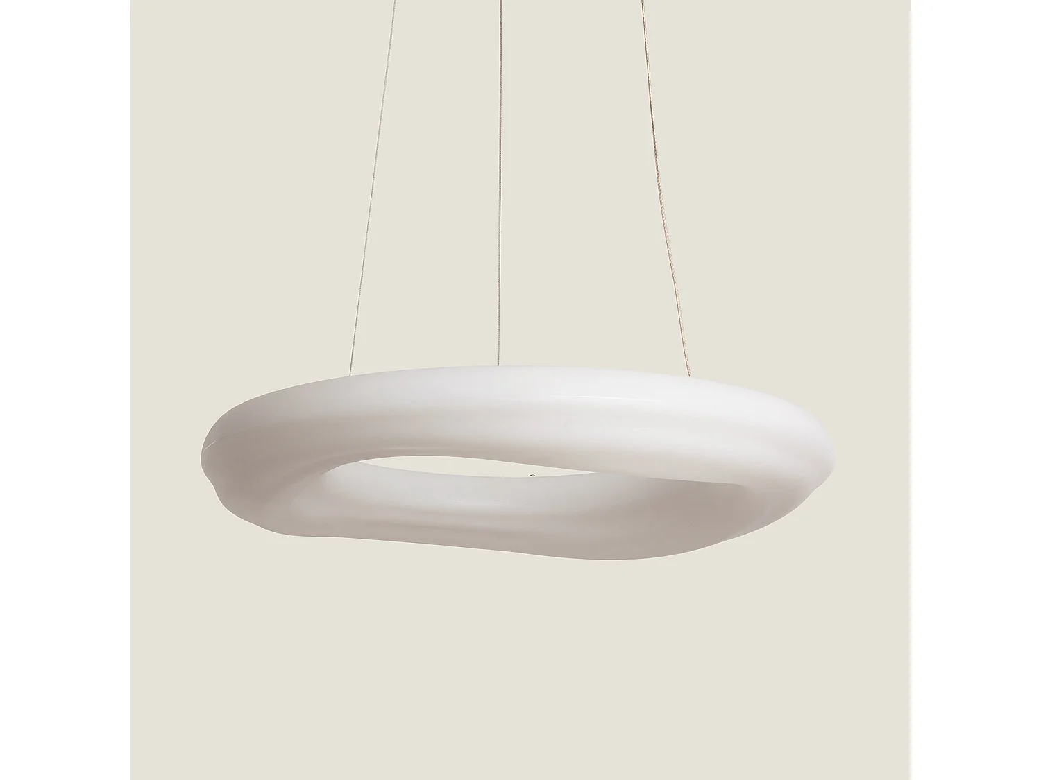 Suspension LED 36W Ø450 mm Kate Duo  Blanc