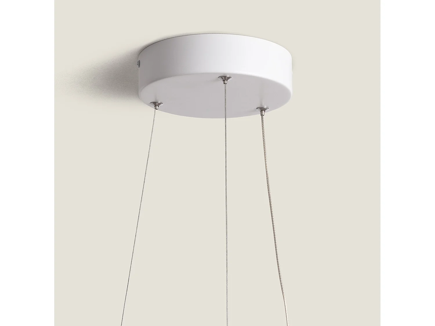 Suspension LED 36W Ø450 mm Kate Duo  Blanc