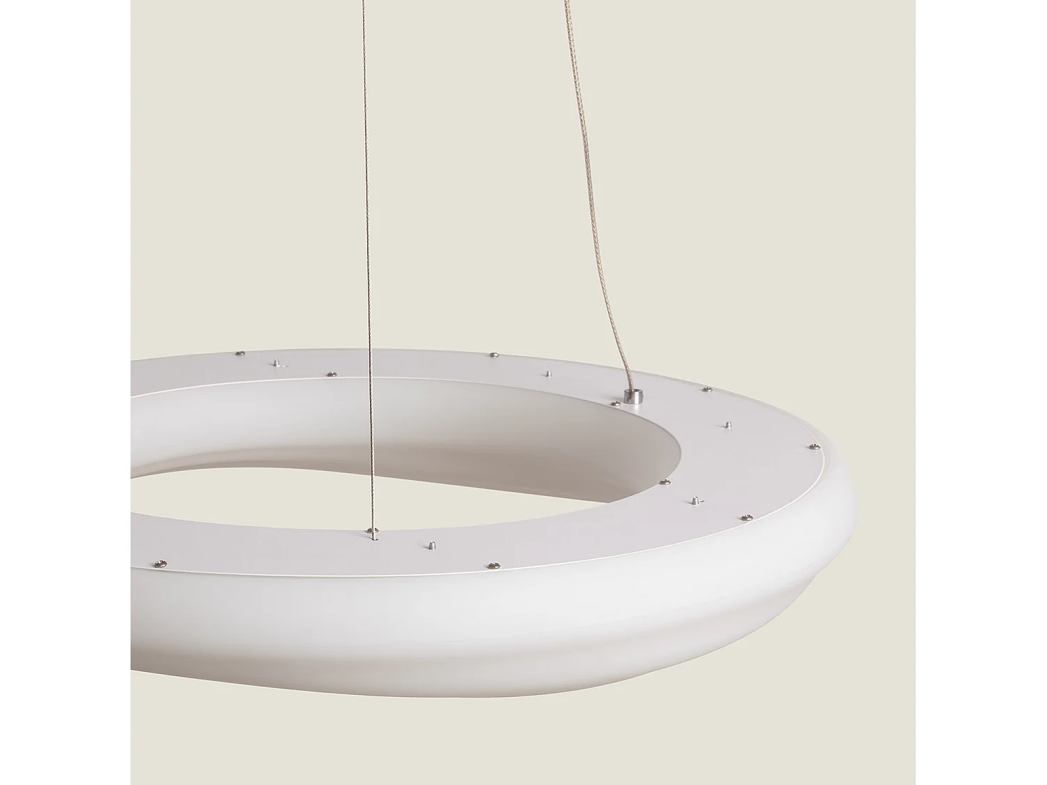 Suspension LED 36W Ø450 mm Kate Duo  Blanc