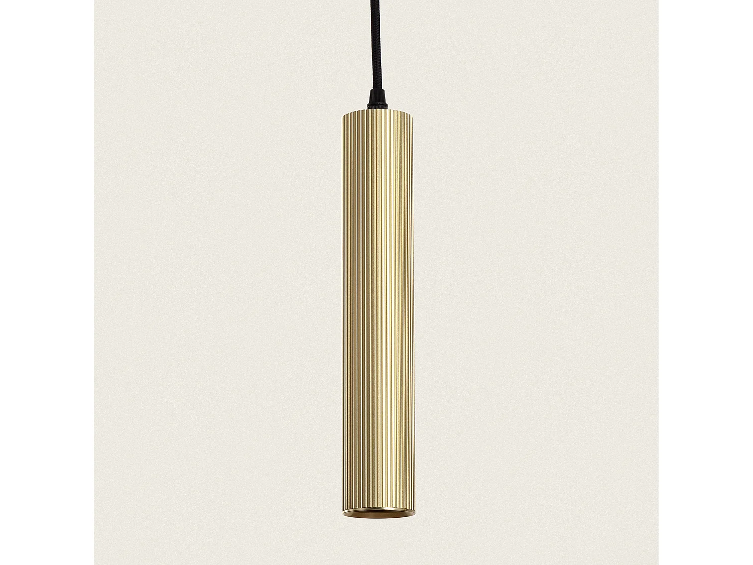 Suspension Aluminium Aritz 4 Spots Doré