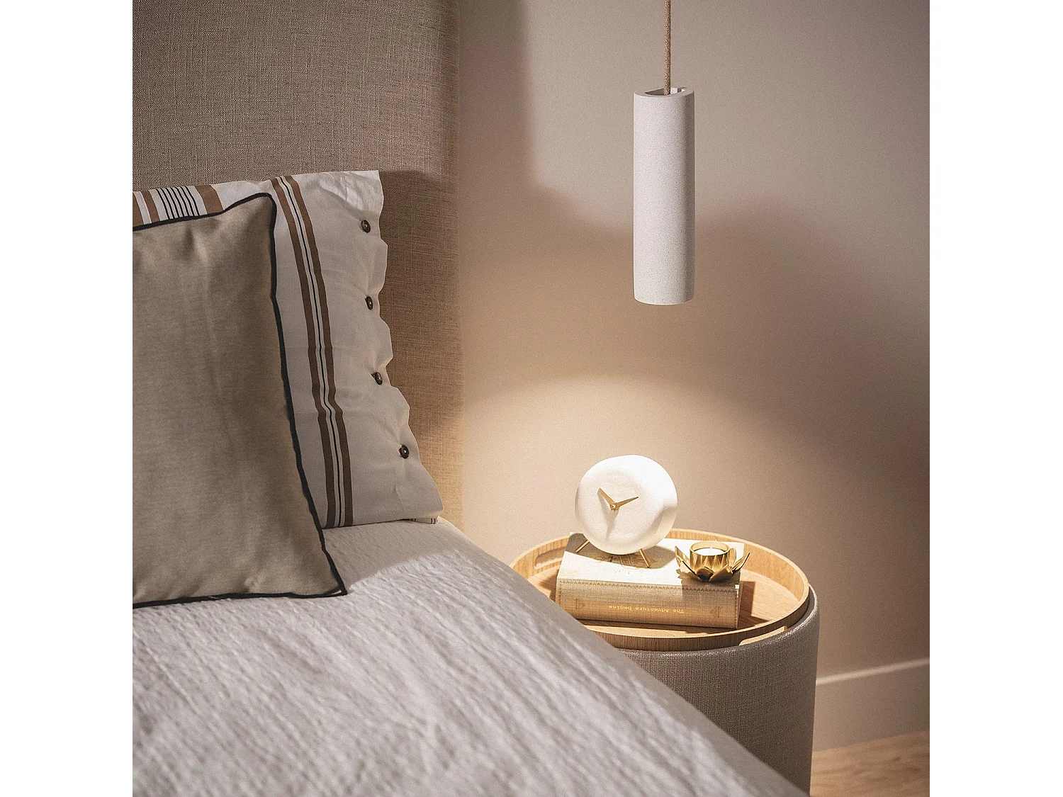 Lampada a Sospensione Cemento Padang Beige
