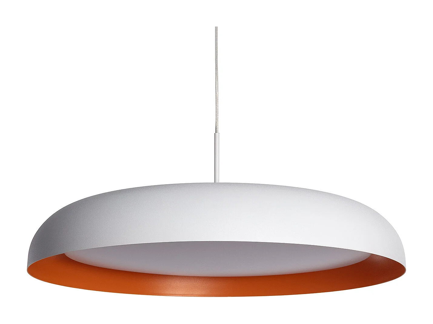 Lampada LED a Sospensione da 28 W in Acciaio Deyang Bianco