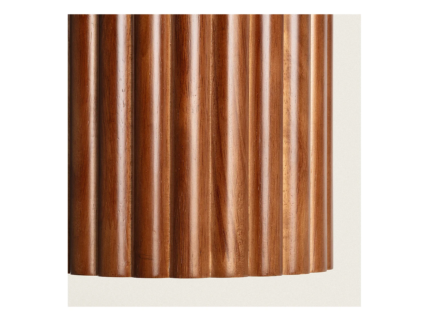 Lampada a Sospensione Legno Mirto Marrone