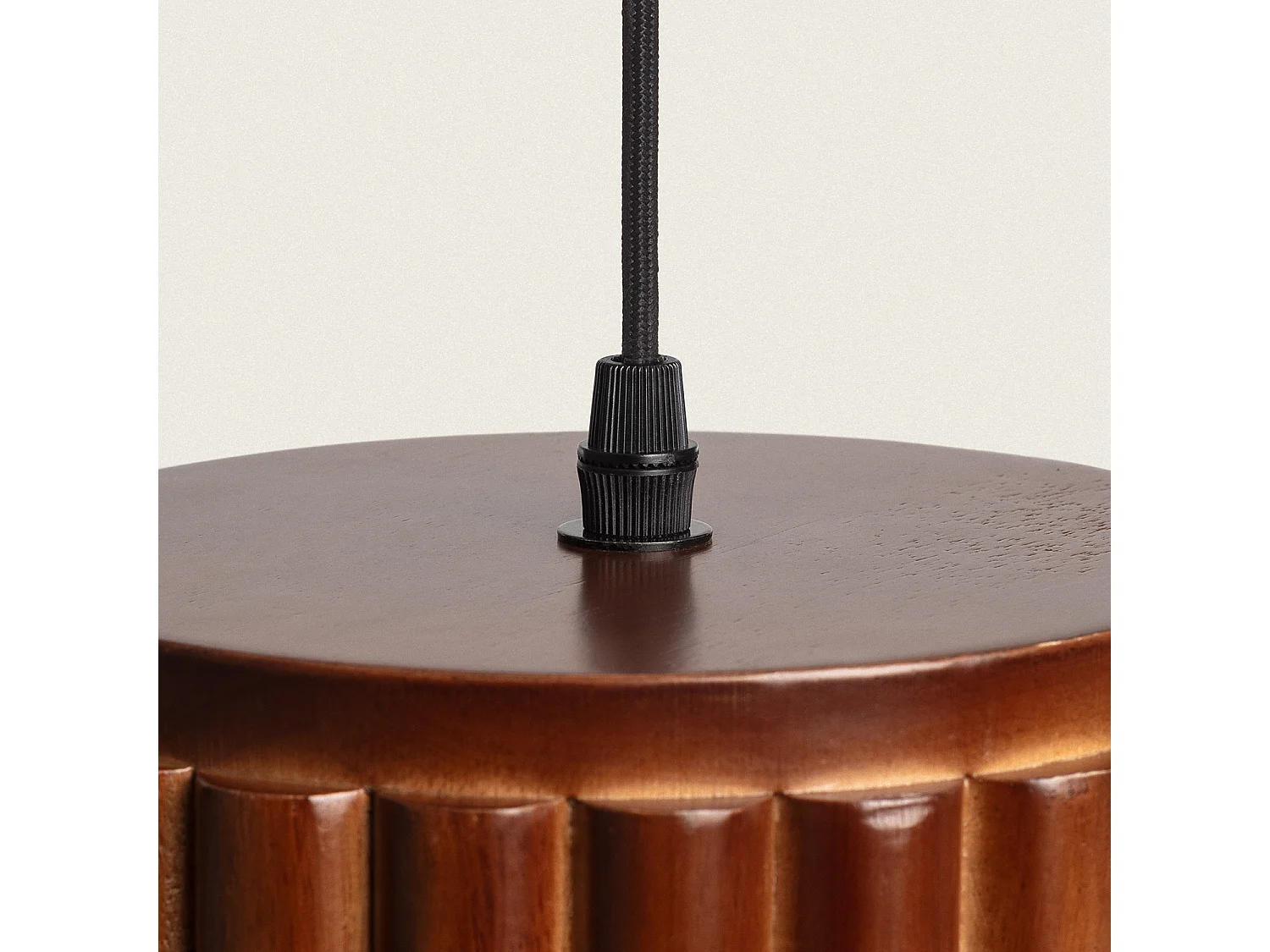 Lampada a Sospensione Legno Mirto Marrone