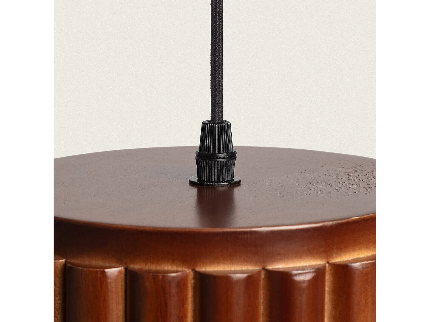 Lampada a Sospensione Legno Mirto Marrone