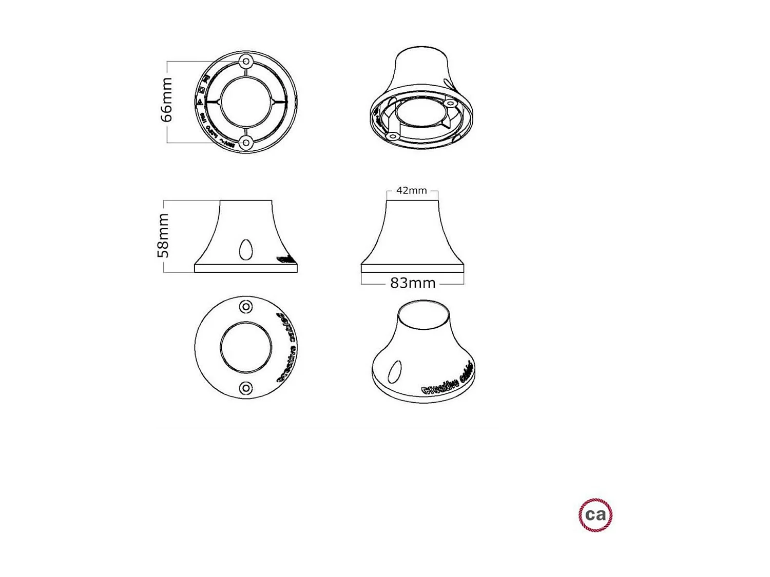 TechBrey Aplique Fermaluce Vintage Creative-Cables KPL27PRADE2