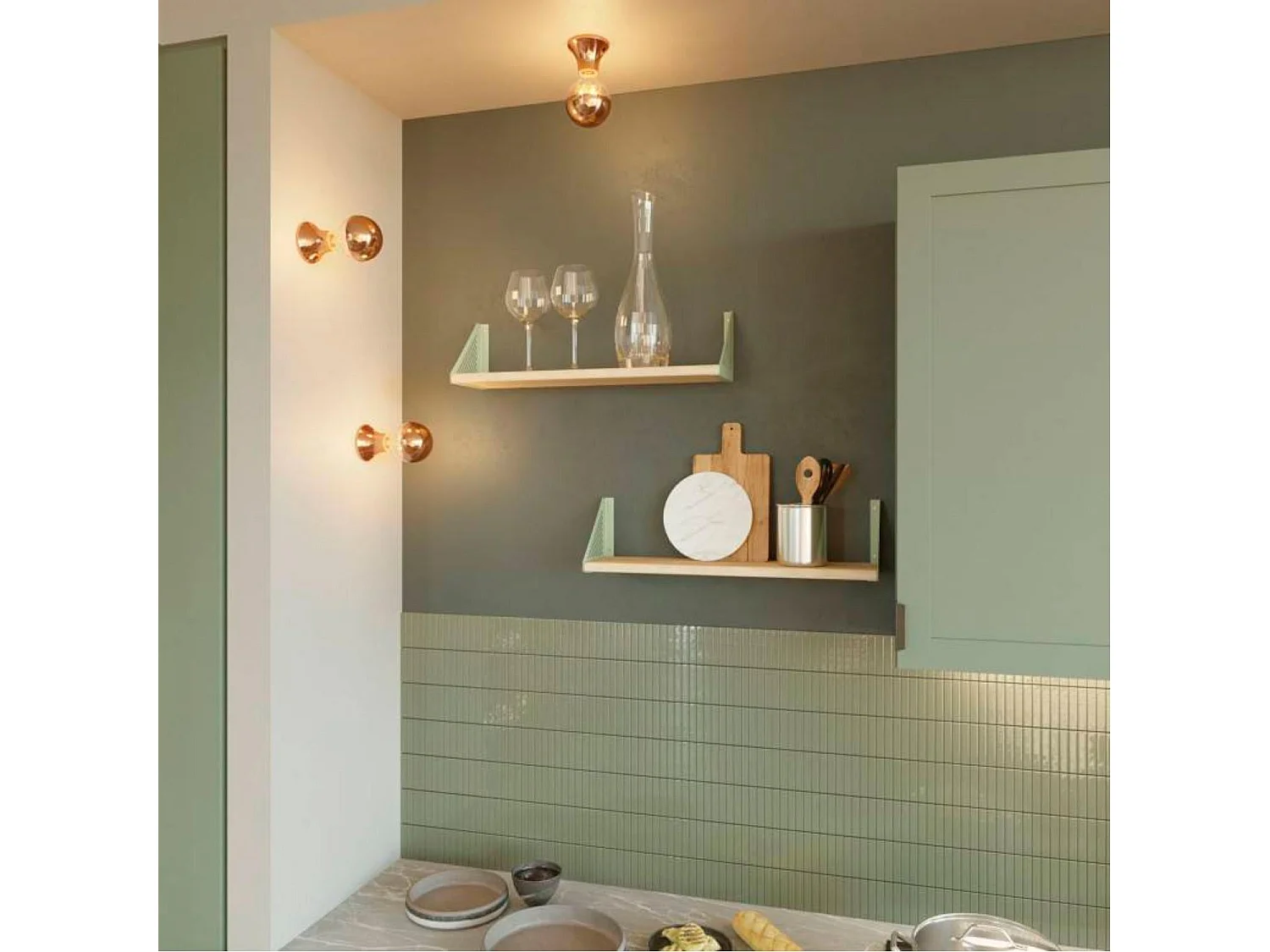 Applique Fermaluce Vintage KPL27PRADE2 CREATIVE-CABLES Rame