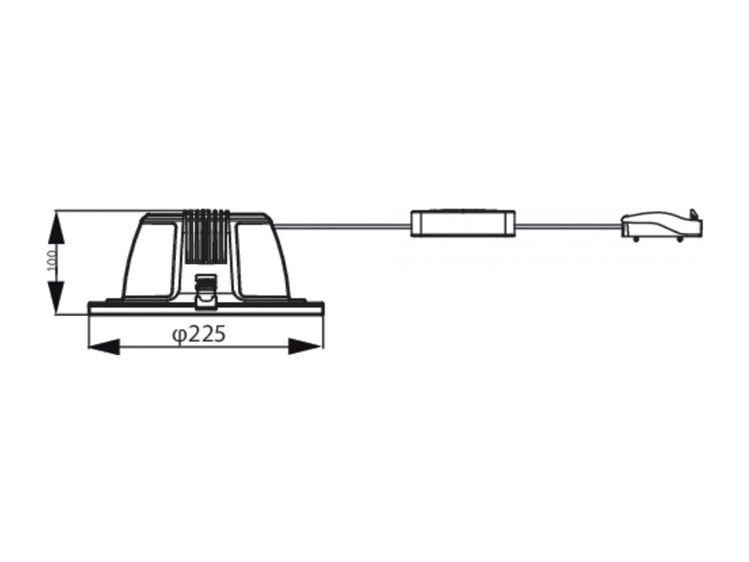 TechBrey Downlight LED 24W PHILIPS Ledinaire IP54 Corte Ø 200 mm DN070B