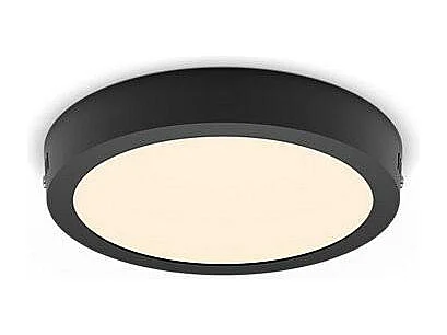 TechBrey Plafón LED Circular Negro 12W PHILIPS Magneos