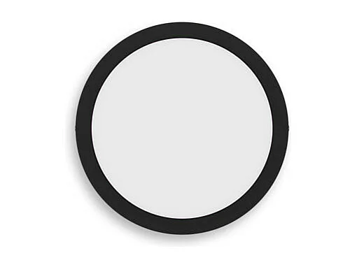 TechBrey Plafón LED Circular Negro 12W PHILIPS Magneos