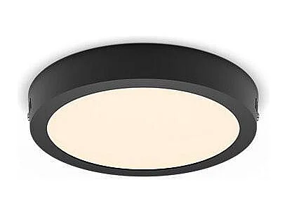 TechBrey Plafón LED Circular Negro 12W PHILIPS Magneos