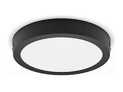 TechBrey Plafón LED Circular Negro 12W PHILIPS Magneos