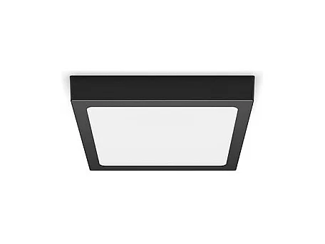 TechBrey Plafón LED Cuadrado Negro 12W PHILIPS Magneos