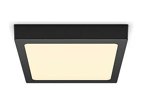 TechBrey Plafón LED Cuadrado Negro 12W PHILIPS Magneos