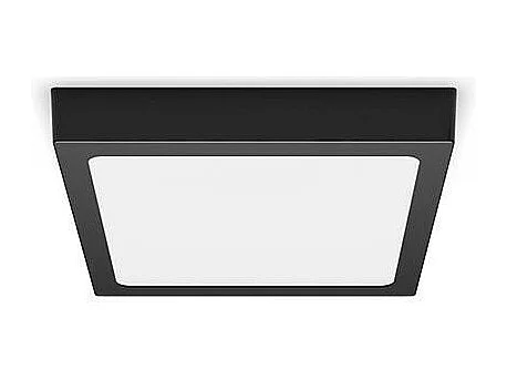 TechBrey Plafón LED Cuadrado Negro 12W PHILIPS Magneos
