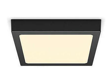 TechBrey Plafón LED Cuadrado Negro 12W PHILIPS Magneos