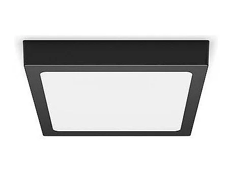 TechBrey Plafón LED Cuadrado Negro 12W PHILIPS Magneos