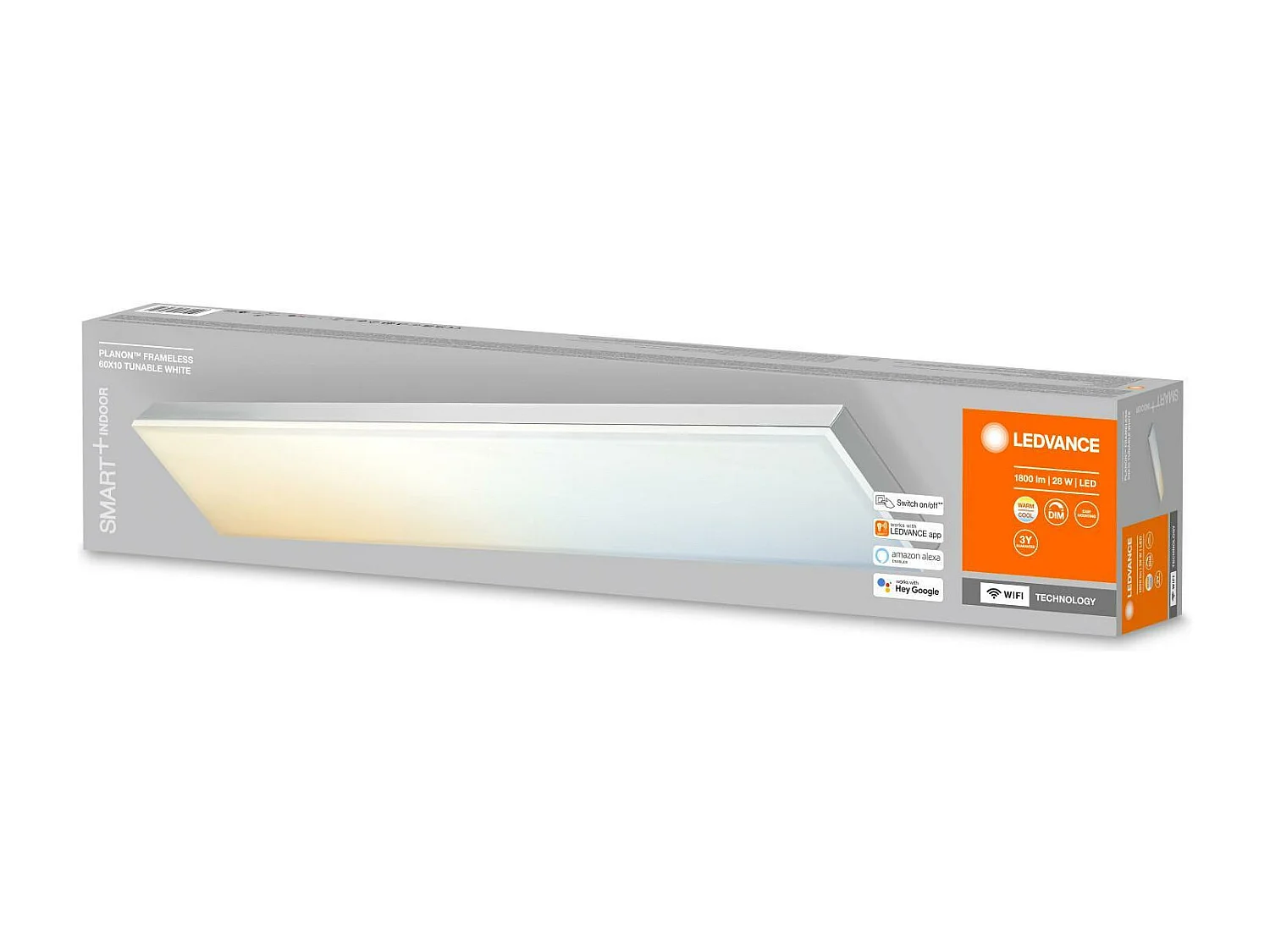 TechBrey Plafón LED 28W CCT 600x100 mm Smart+ WiFi LEDVANCE 4058075484610