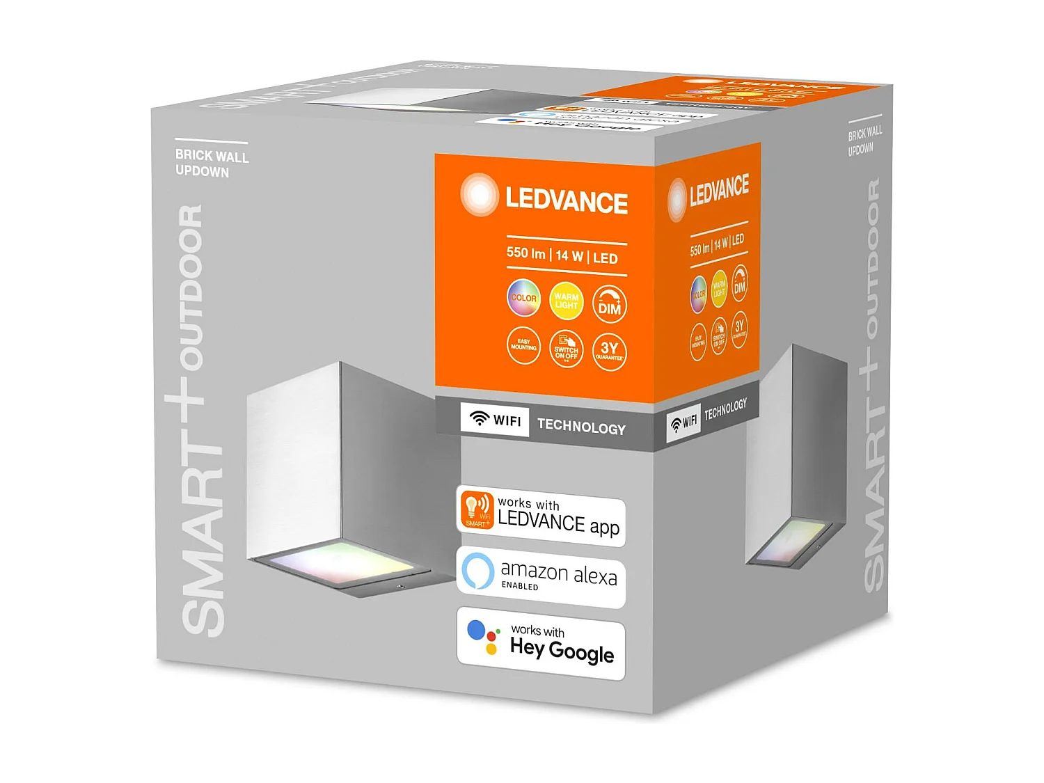 Prise Argentée à Haute Puissance en PC et Aluminium - Garantie 3 Ans