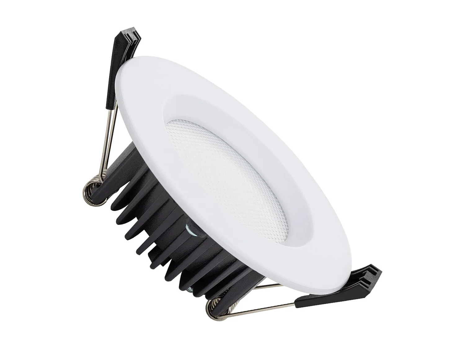 Downlight LED 7W Circular AERO 130 lm/W Microprismático CCT Seleccionable Corte Ø 75 mm No Flicker 2700K - 3200K - 4000K Seleccionable (Cálido-Neutro)