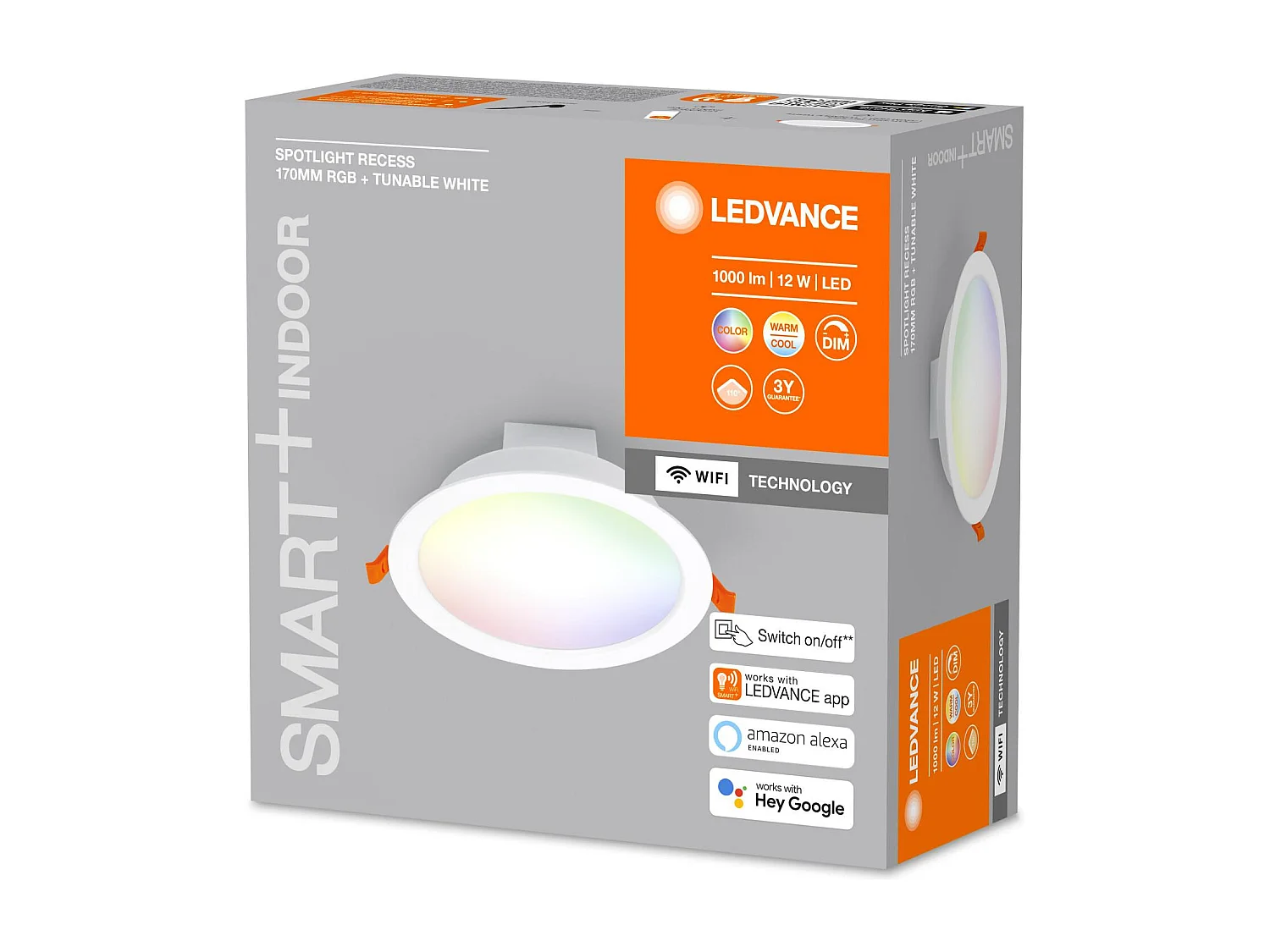 TechBrey Downlight LED 12W Smart+ WiFi Ø170 mm LEDVANCE 4058075573376