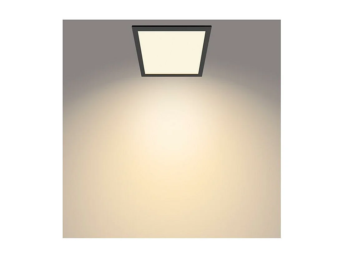 TechBrey Plafón LED Negro Regulable 3 Niveles 12W PHILIPS CL560